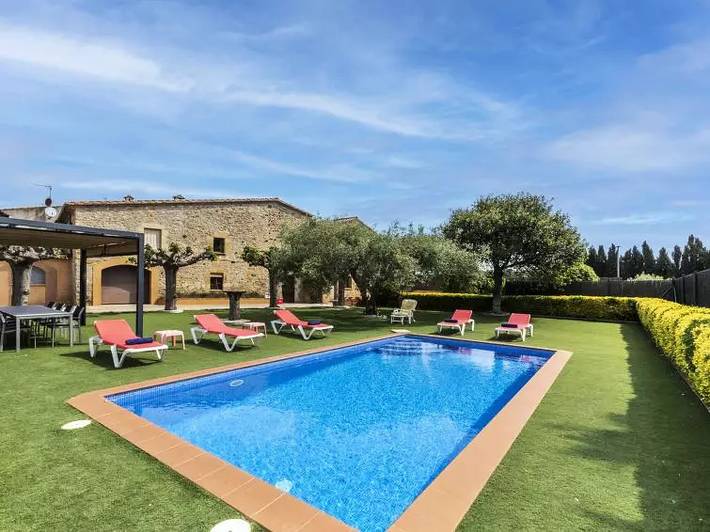 Finca für 8 Personen, mit Pool und Garten in Pals - 2