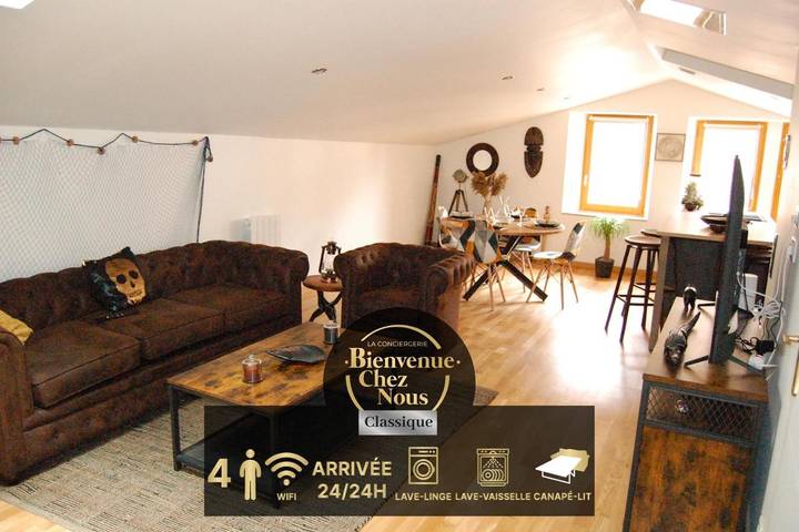 Gîte pour 4 personnes, avec terrasse dans Eglise Notre Dame De La Prosperite