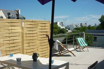 Gîte pour 5 personnes, avec terrasse dans Saint-Guénolé