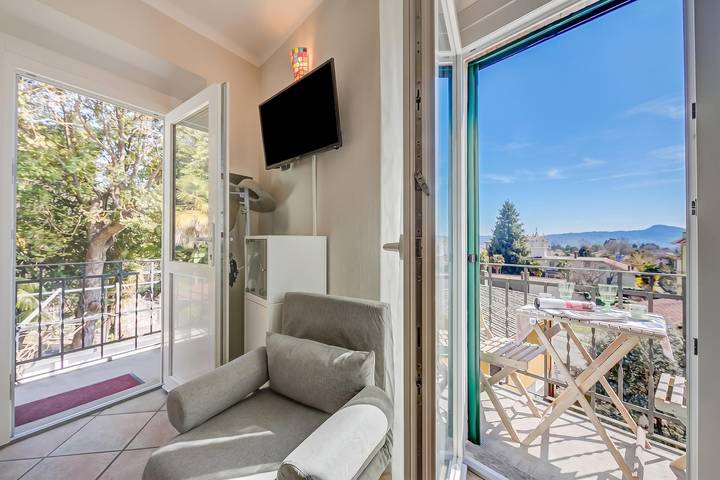 Appartamento intero, Nido Belvedere Ac and Lake View in Lesa, Lago Maggiore (Piemonte)