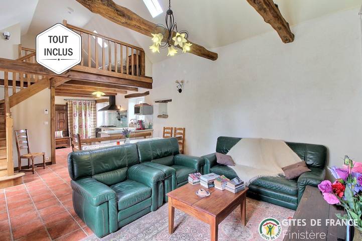 Gîte für 6 Personen, mit Garten