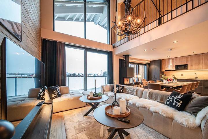 Appartement de vacances pour 12 personnes, avec vue ainsi que jardin et sauna - 1