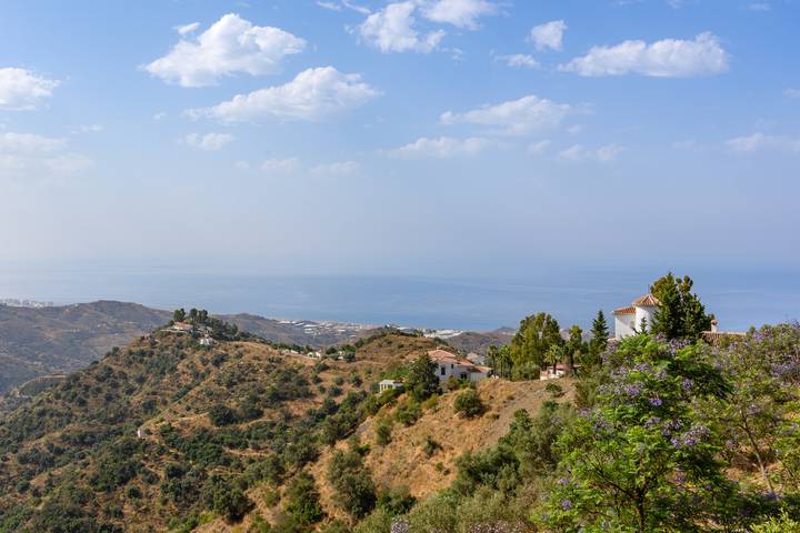 Casa rural para 6 personas, con vistas al mar además de terraza y piscina en Sayalonga - 4