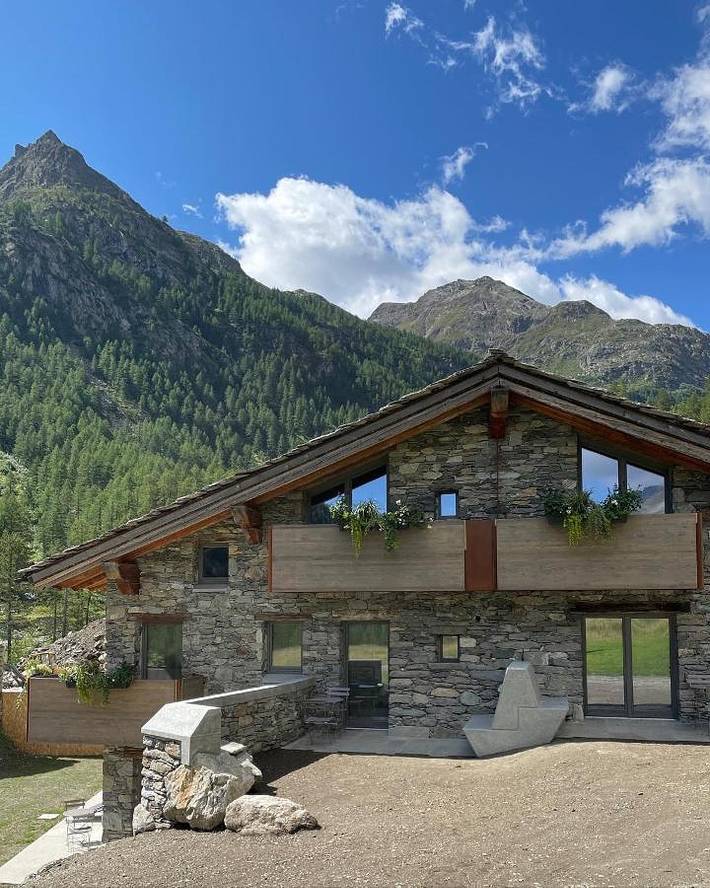 Maison d’hôte pour 4 personnes, avec Terrasse ainsi que Jardin et Vue à Rhêmes-Notre-Dame