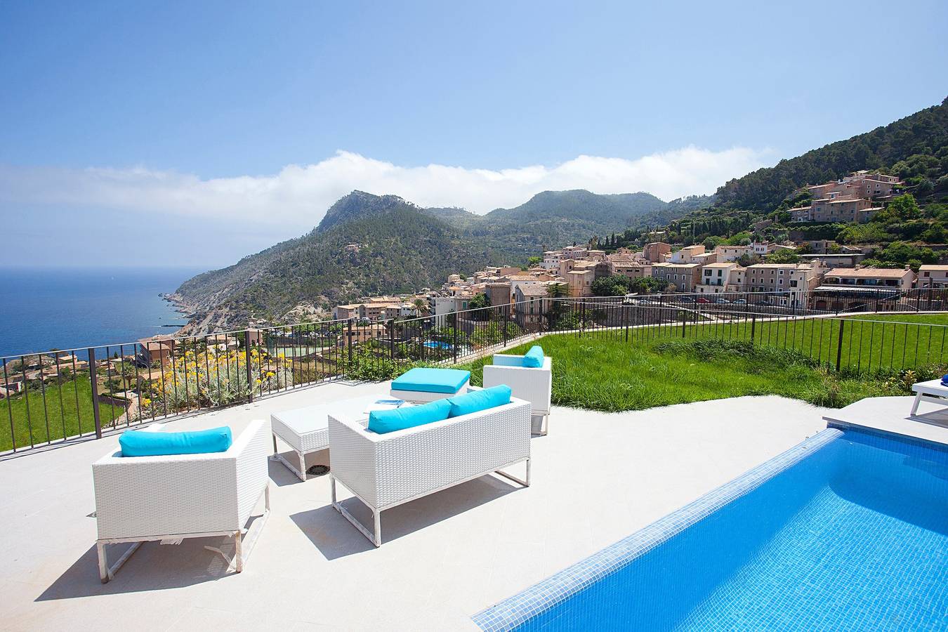 Villa Marimuntana con vistas al mar, piscina y Wi-Fi in Bañalbufar, Costa de Mallorca