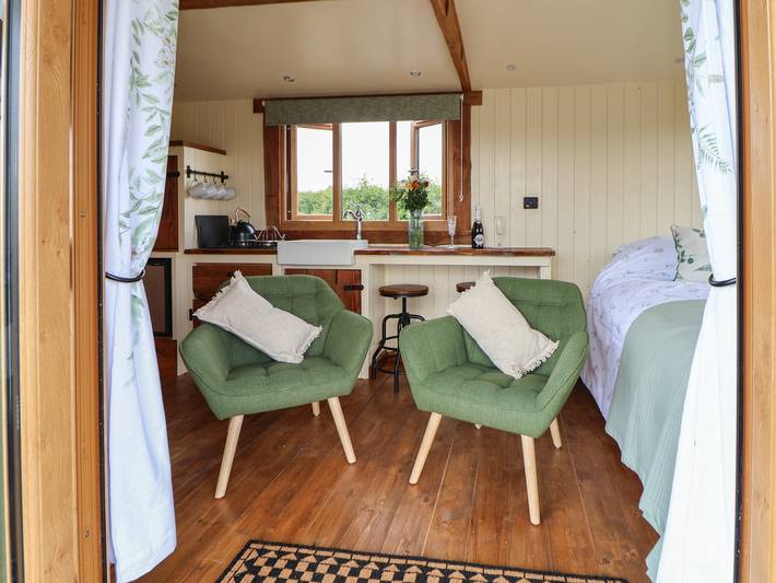 Hütte für 2 Personen mit Garten in Staffordshire
