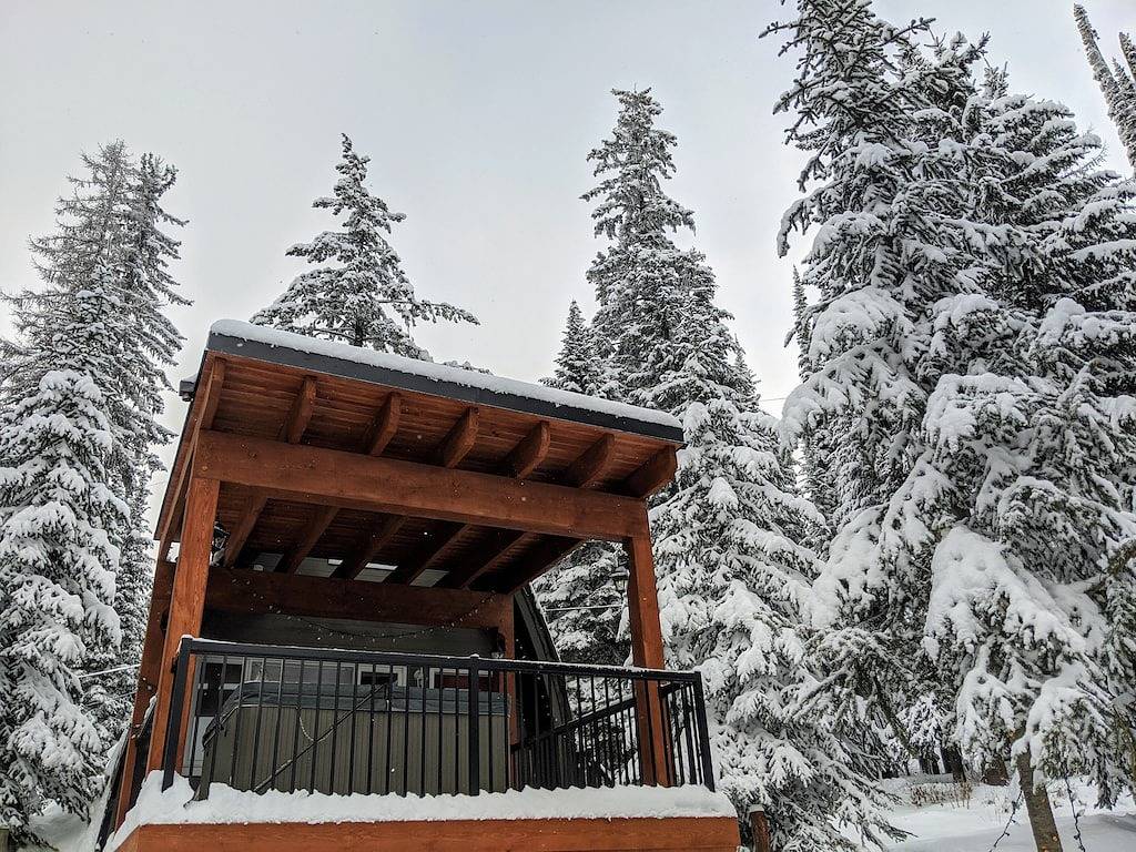 Der \"Eh\" Rahmen - Verfügbar für Weihnachten, Schlafmöglichkeiten für 5, Whirlpool in Silver Star