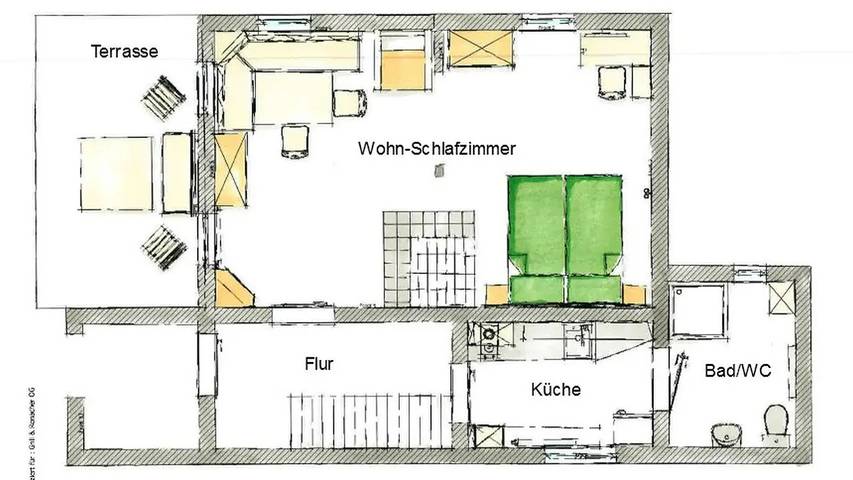 Ferienhaus für 3 Personen, mit Garten im Salzkammergut - 3