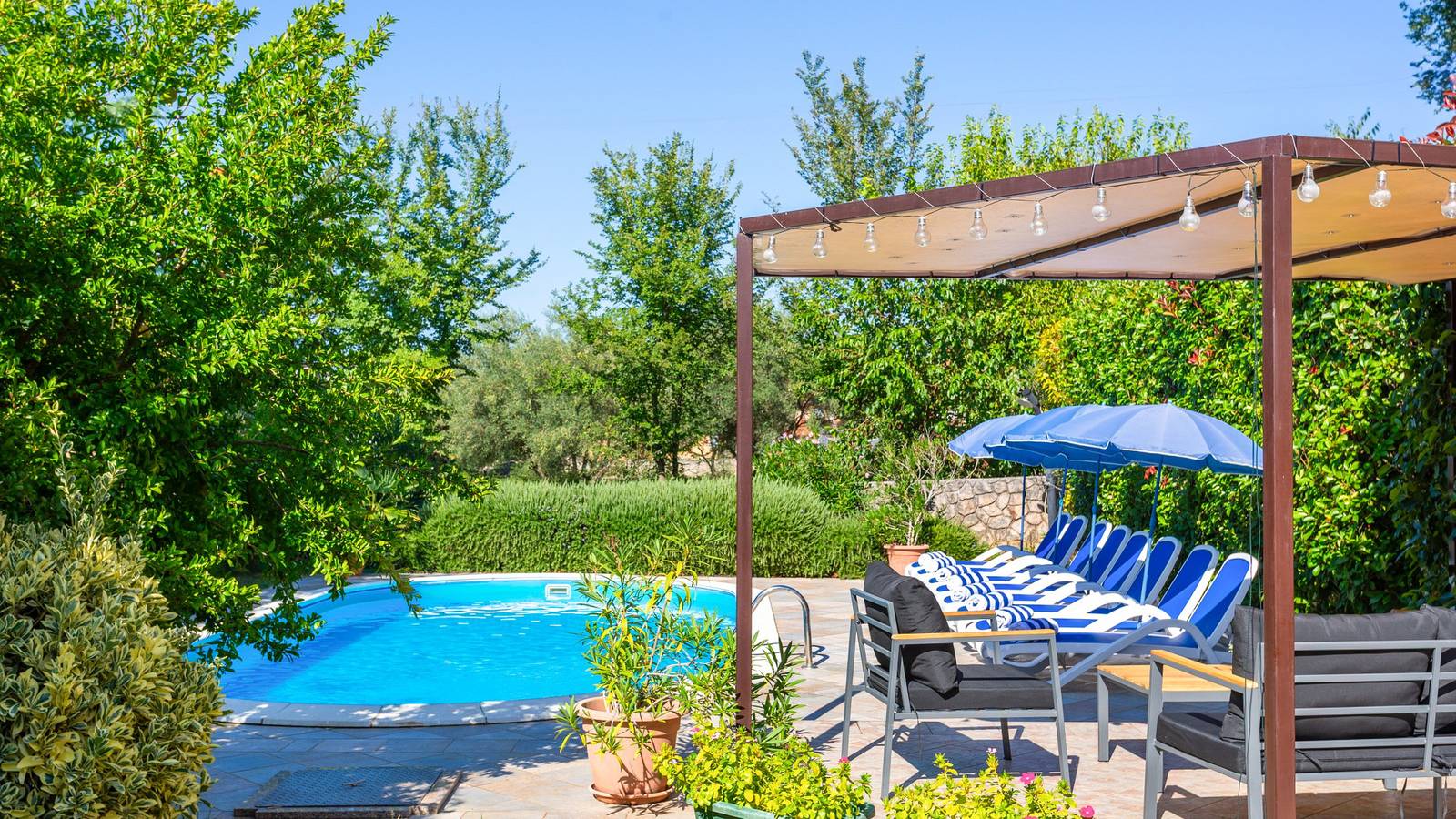 Villa Anni with pool island Krk by Villas Guide in Malinska-Dubašnica, Krk