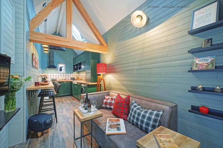 Location de vacances pour 4 personnes, avec Terrasse ainsi que Jardin et Vue dans Lens (Hinaut)