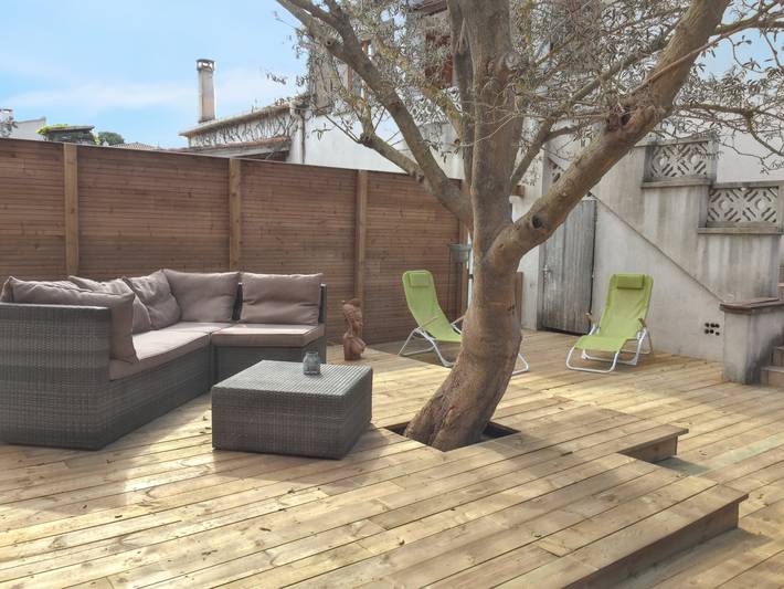 Maison de vacances pour 8 personnes, avec balcon à Agde