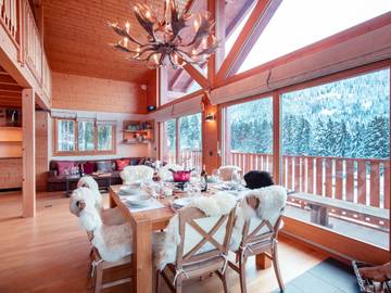 Gîte pour 8 personnes, avec jardin à Gryon