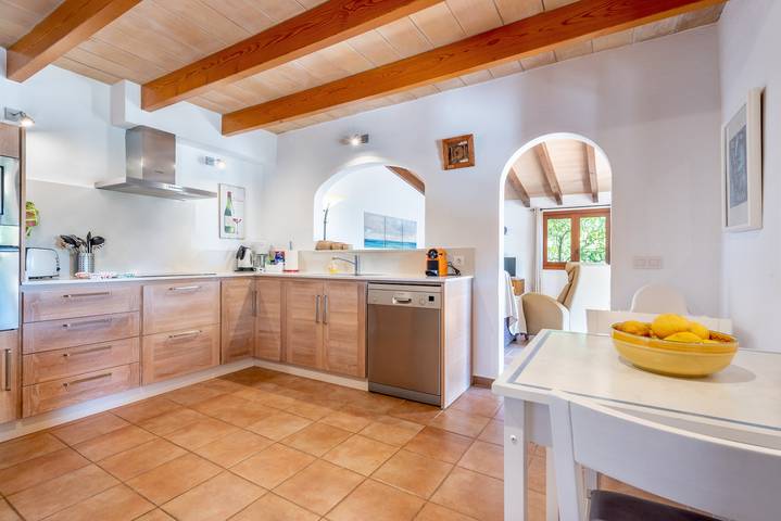Villa "La Sorteta De Cuxach" Embedded in Nature and with Pool in Pollença Town, Pollença