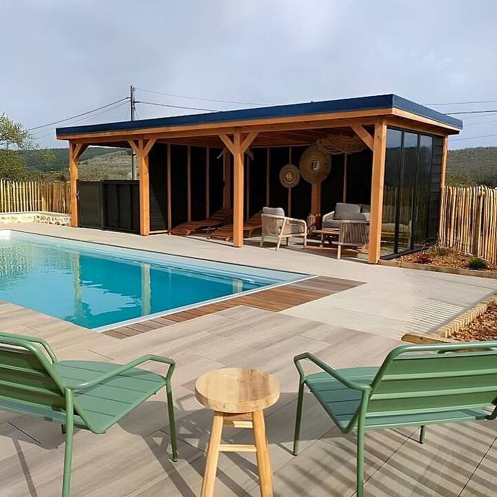 Chalet pour 5 personnes, avec balcon ainsi que piscine et jardin dans Côte-d'Or - 2