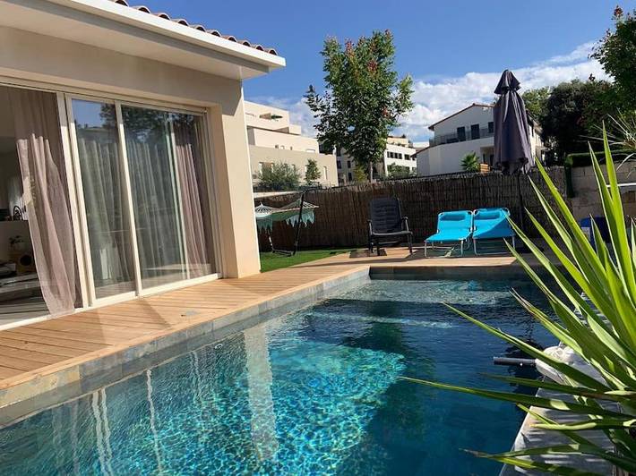 Chalet para 4 personas, con piscina y jardín, Familias con niños - 1