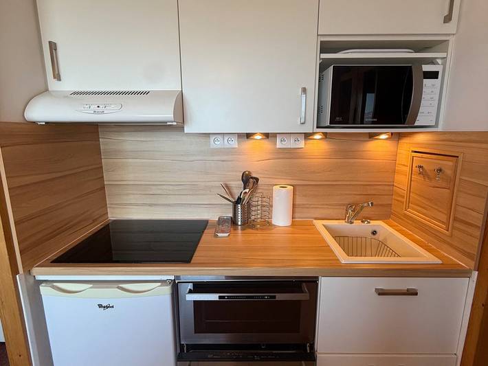 Ganze Wohnung, Whg Pisten, 4 Pers, Balkon, Ausgestattete Küche in Prapoutel, Les Adrets