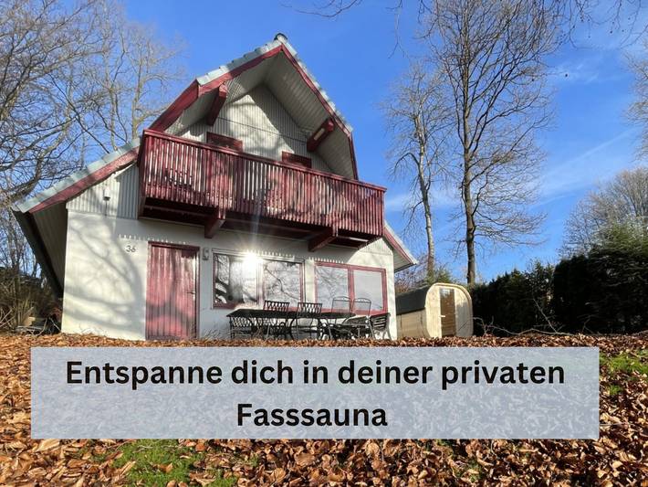 Ferienhaus für 6 Personen, mit Garten und Sauna sowie Seeblick und Ausblick in Hessen - 2