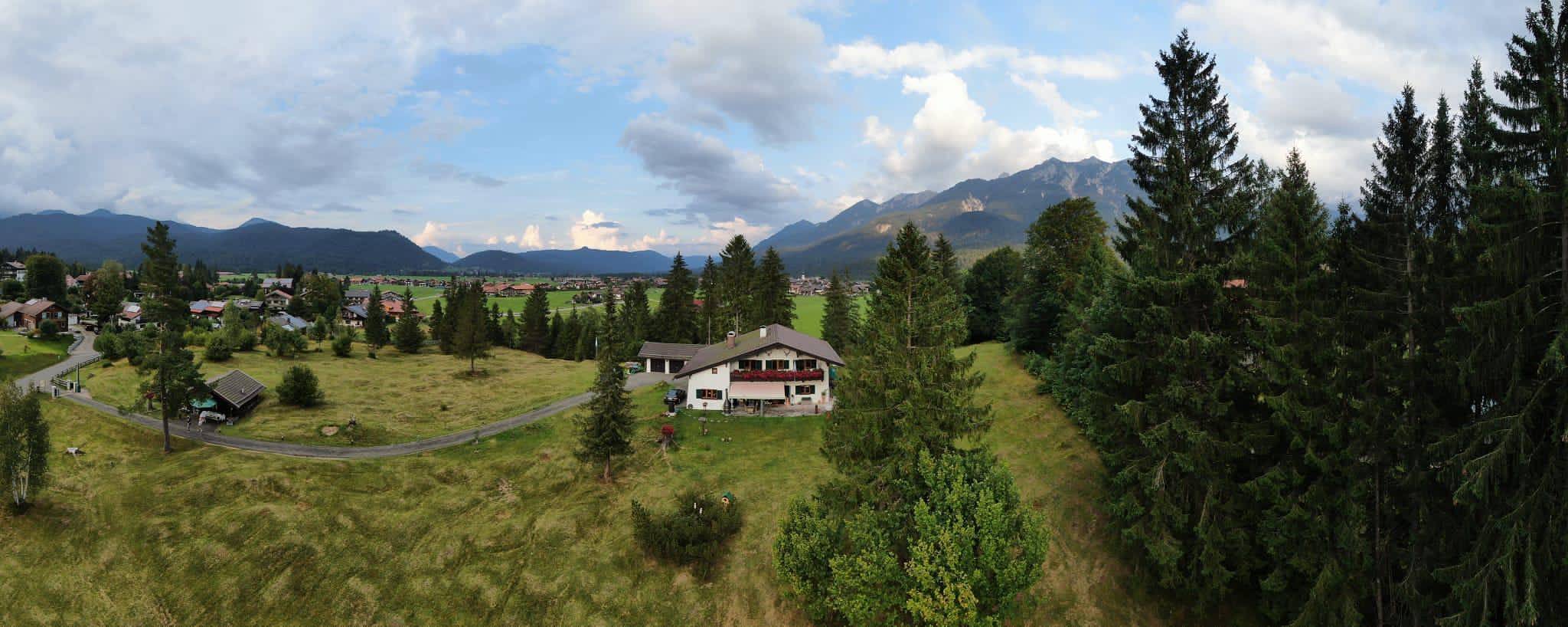 Ganze Ferienwohnung, Appartement/Fewo, Dusche oder Bad, Wc, 2 Schlafräu in Krün, Bayerische Alpen