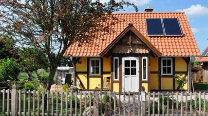 Ferienhaus für 3 Personen, mit Terrasse und Garten in Ulsnis