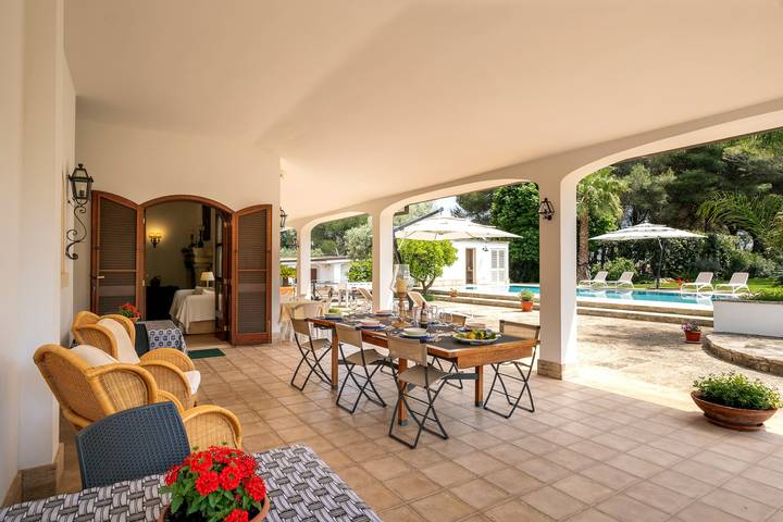 Villa 'Tenuta Il Carretto' con piscina privata, Wi-Fi e aria condizionata in Monteroni di Lecce, Provincia di Lecce