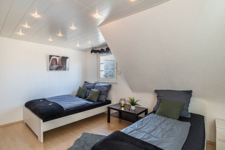 Geheel appartement, Appartement 'Am Hirnach' met gedeeld terras, gedeelde tuin en Wi-Fi in Sindelfingen, Landkreis Böblingen