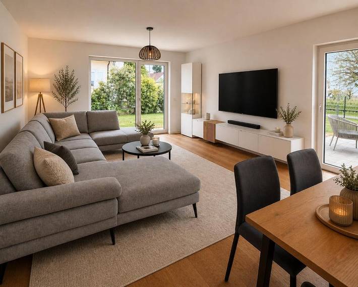 Ferienwohnung für 2 Personen, mit Garten und Ausblick - 1