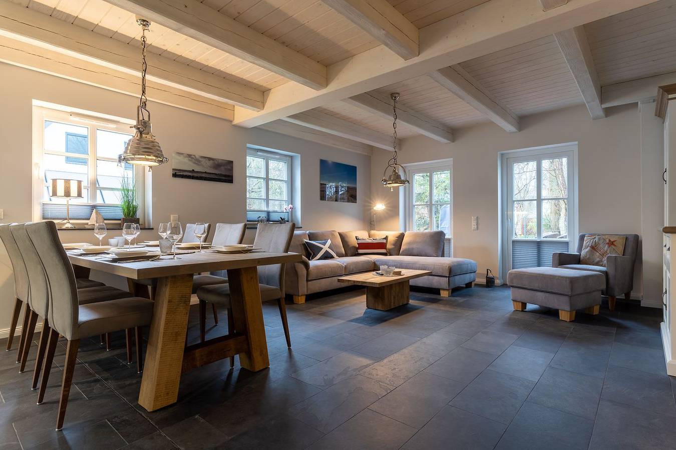 Sandhus Backbord - wunderschöne, hochwertige Reethaushälfte mit toller Ausstattung! in St. Peter-Ording, Eiderstedt