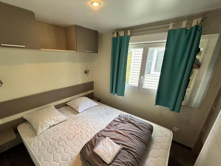 Camping Ushuaïa Villages - Les Pommiers Pays d'Auge - Mobilheim 4 personen - Mobilheim Louisiane Grand Large 2 Zimmer in Saint-Pierre-de-Cormeilles, Bernay und Umgebung