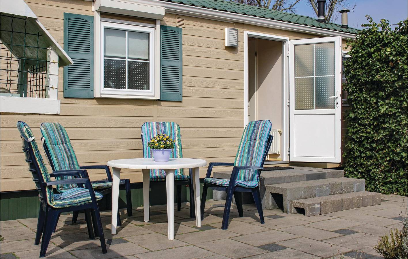 Holiday home for 4 people with terrace in Franekeradeel, North Sea Netherlands