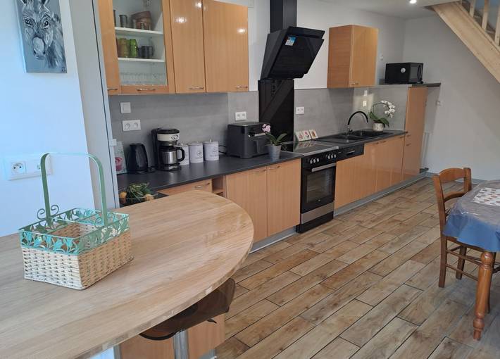 Gîte pour 6 personnes, avec jardin et vue sur le lac à Le Vast - 4