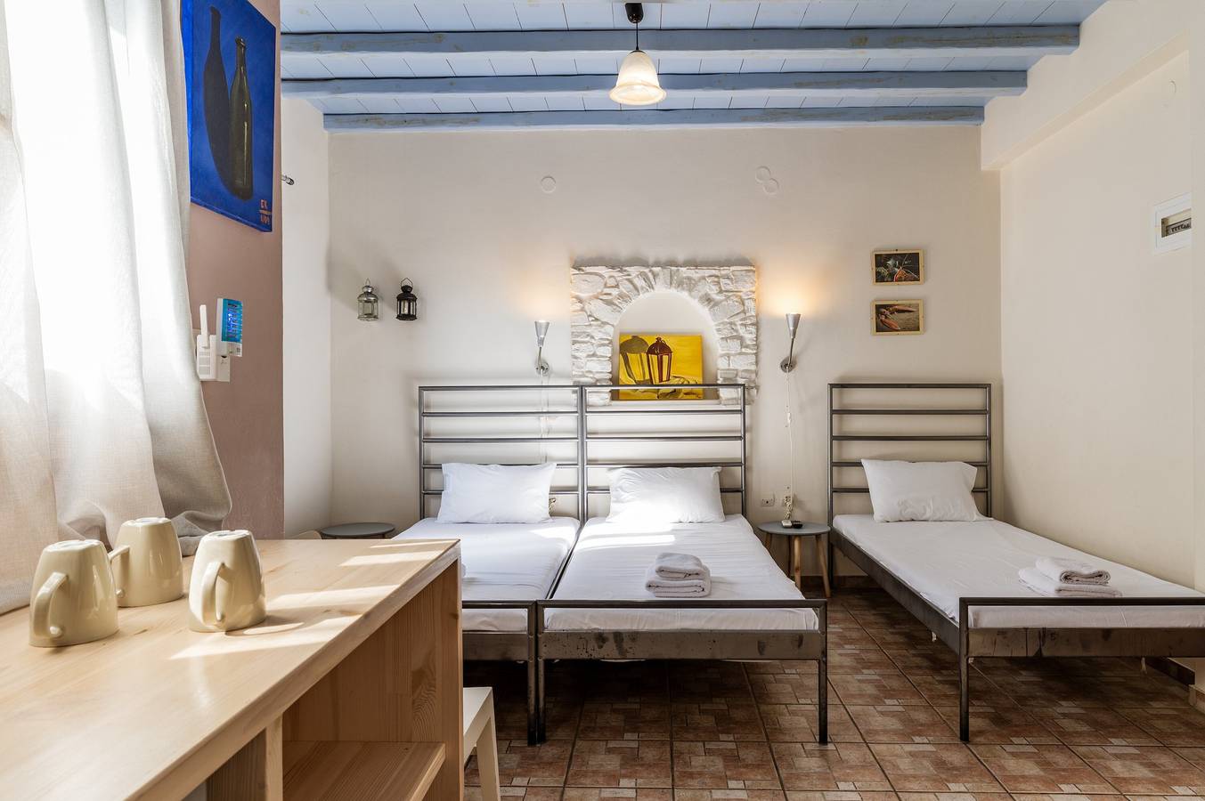 Studio 'En Tino 2' avec terrasse partagée, Wi-Fi et climatisation in Tinos