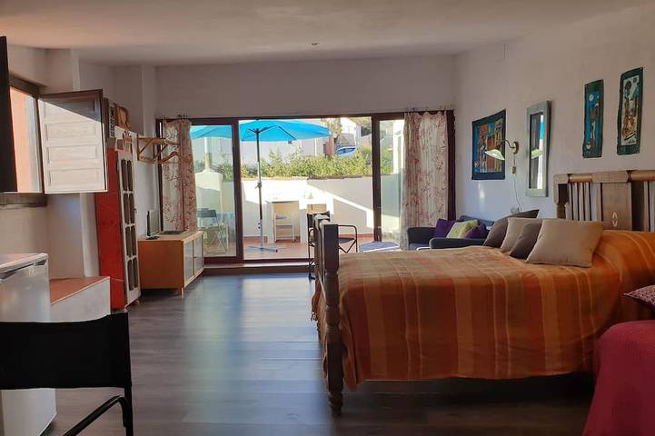 Ferienwohnung für 3 Personen, mit Terrasse