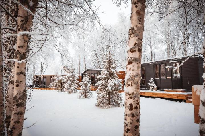 Gîte pour 4 personnes, avec vue ainsi que jardin et sauna, animaux acceptés