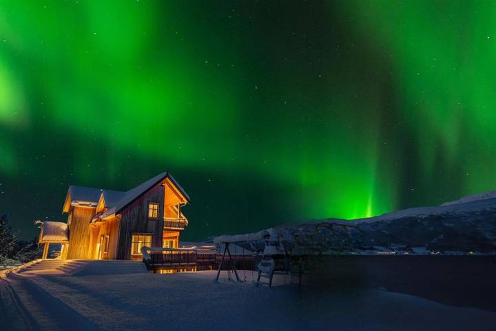 Ferienhaus für 12 Personen, mit Balkon und Whirlpool sowie Terrasse und Garten in Troms - 3