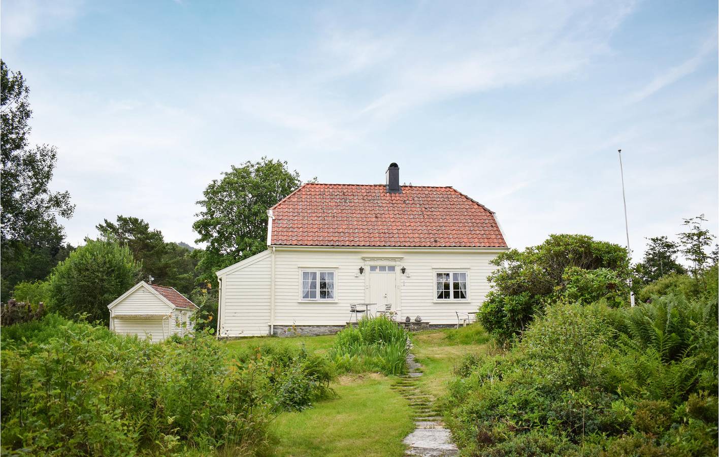 Ferienhaus für 6 Personen mit Garten in Fusa