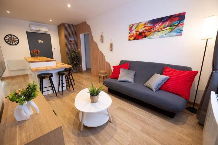 Appartement de vacances pour 6 personnes, avec Jacuzzi