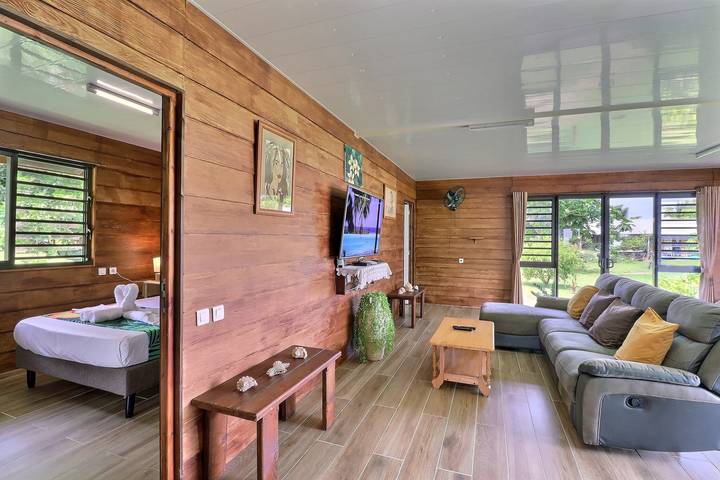 Location de vacances pour 5 personnes, avec terrasse et jardin dans Mo'orea - 4