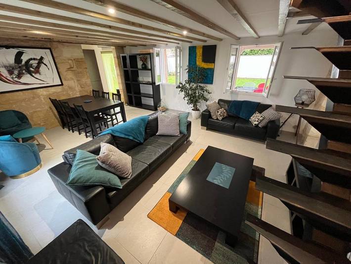 Maison de vacances pour 8 personnes, avec Terrasse ainsi que Jardin et Vue à Montagne