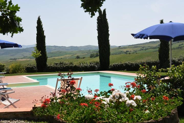 Ganze Wohnung, Apartment 'Giallo - La Valle Del Sole' mit Bergblick und Wlan in Castiglione d'Orcia und Umgebung, Orciatal