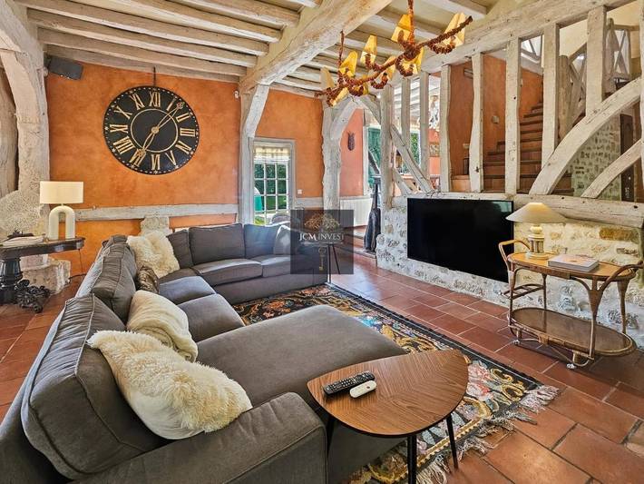 Location de vacances pour 12 personnes, avec jardin et piscine à Englesqueville-en-Auge - 2