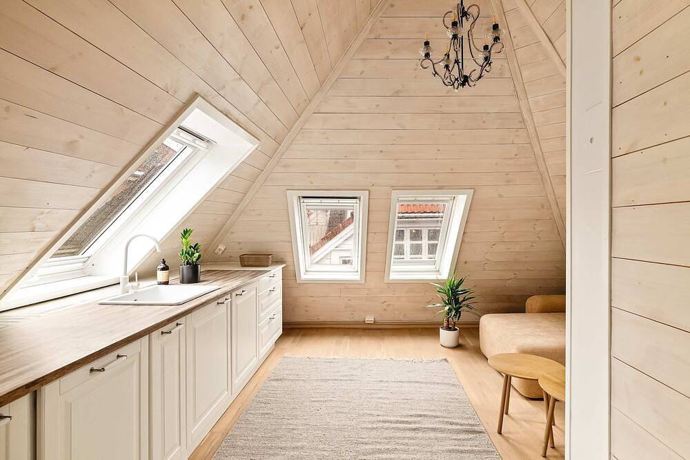 Ganze Wohnung, Balcony 1Br in heart of old town in Bergenhus, Bergen