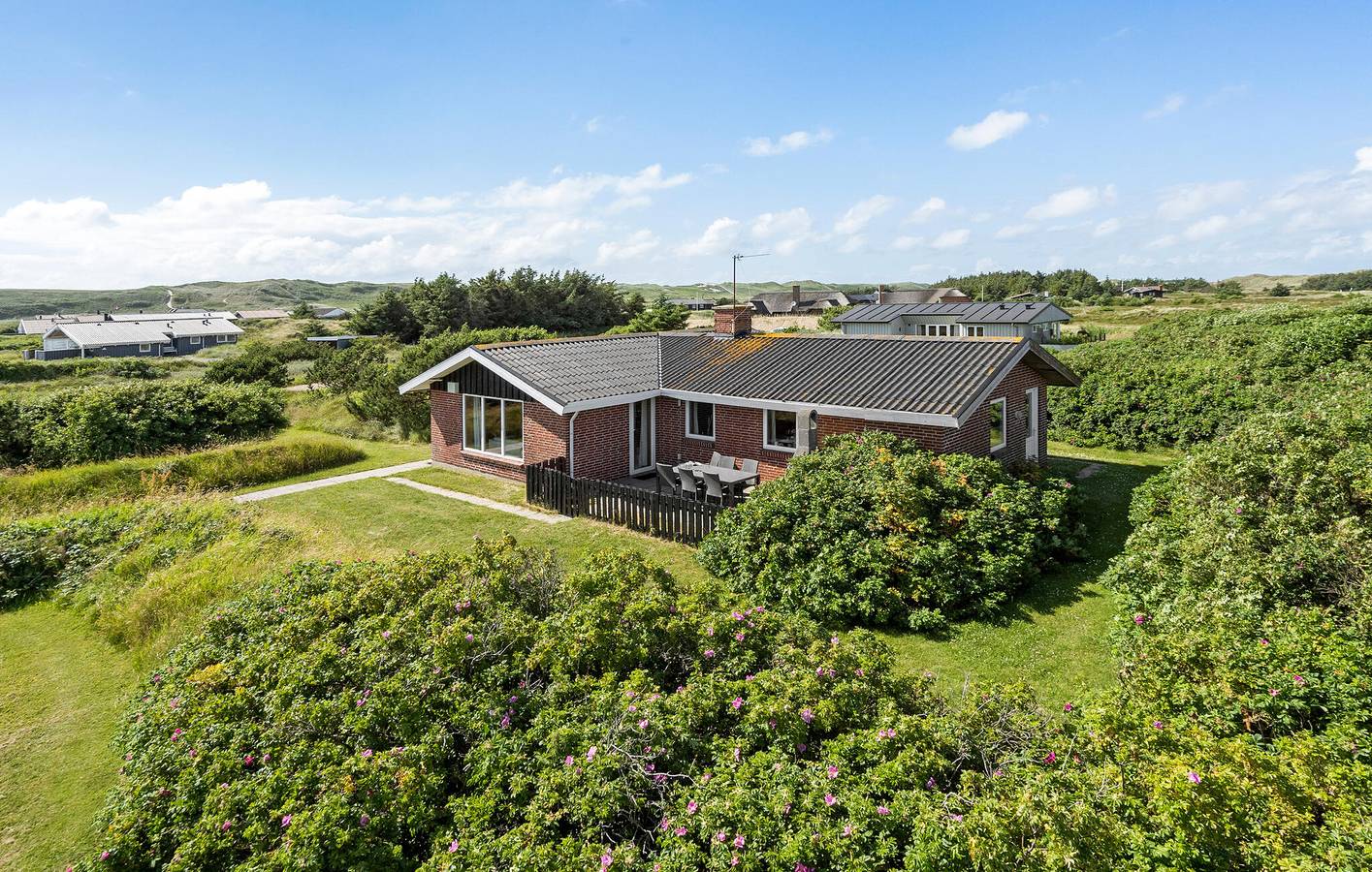 Ferienhaus für 4 Personen mit Terrasse in Skodbjerge, Årgab