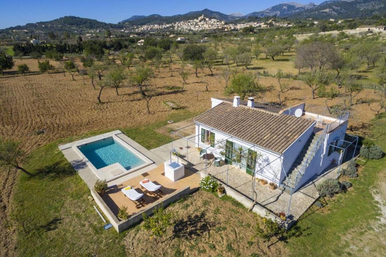 Casa rural 'Faustina' con piscina privada, terraza privada y Wi-Fi in Moscari, Selva (Mallorca)
