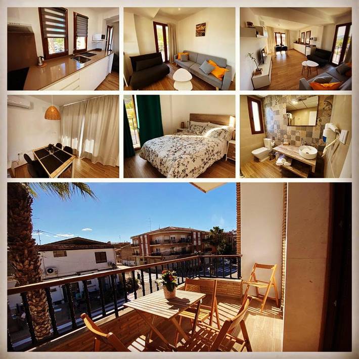 Casa rural para 4 personas, con vistas además de piscina y balcón en Losa del Obispo - 2