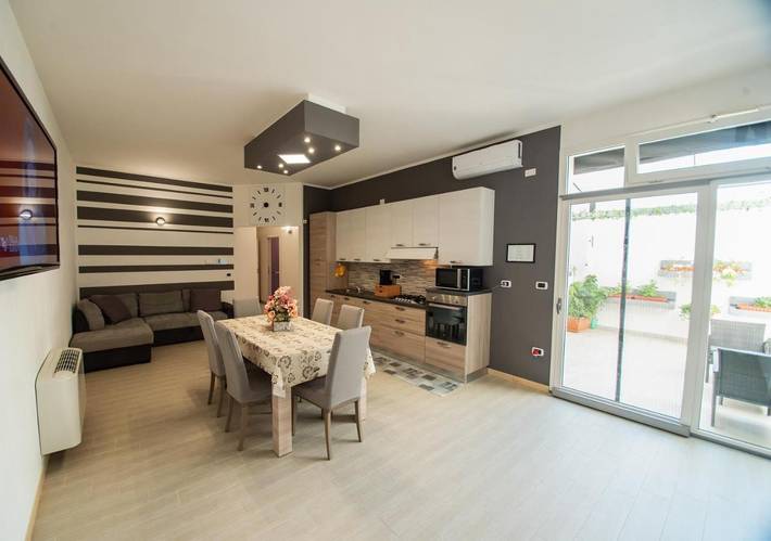 Appartamento per 3 persone, con terrazza, con animali domestici a Torricella