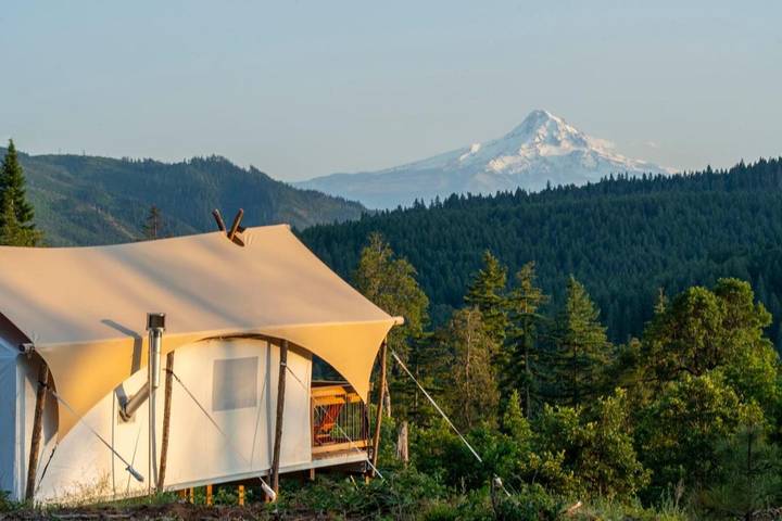 Bungalow für 2 Personen, mit Ausblick und Terrasse in Washington