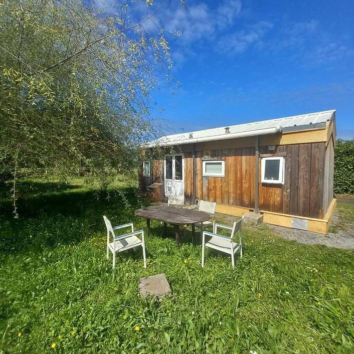 Appartement de vacances pour 4 personnes, avec jardin ainsi que terrasse et vue