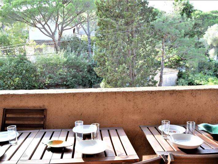 Gîte pour 6 personnes, avec Balcon dans Plage de Gigaro