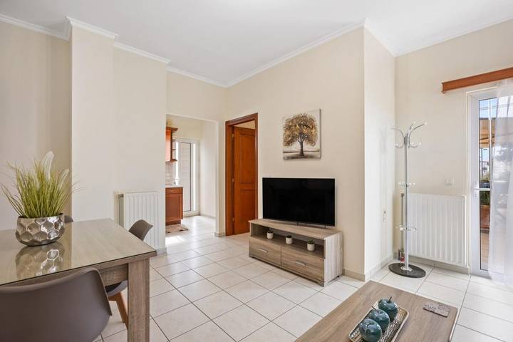 Apartamento entero, Apartamento de vacaciones para 4 personas con terraza in Daratsos, Region de Chania