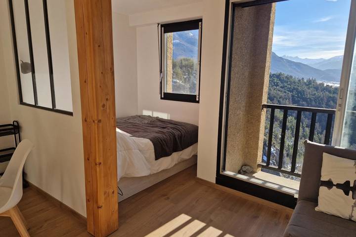Ganze Wohnung, Ferienwohnung für 5 Personen mit Balkon in Briançon, Serre Chevalier